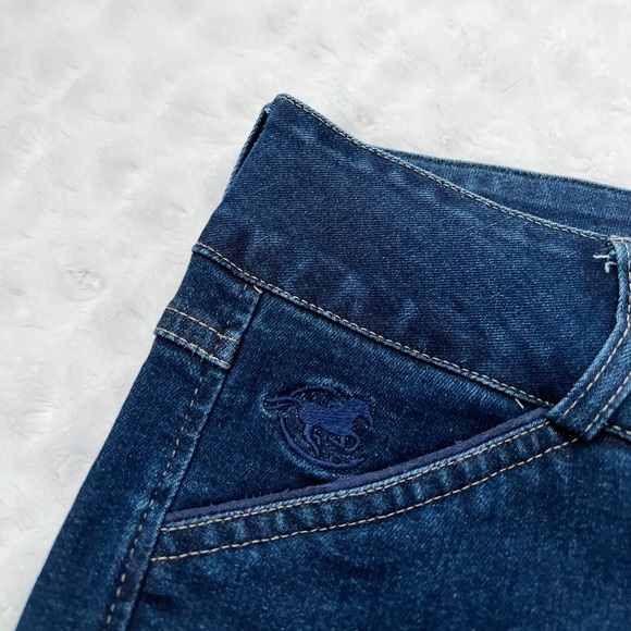 PIPER By SMARTPAK Stretch Denim Full Seat Breeches Riding Jeans - Picture 9 of 15